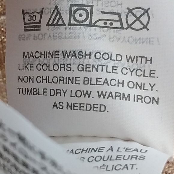 J. Crew Tan With Metallic Gold Flake Turtleneck - Picture 10 of 11